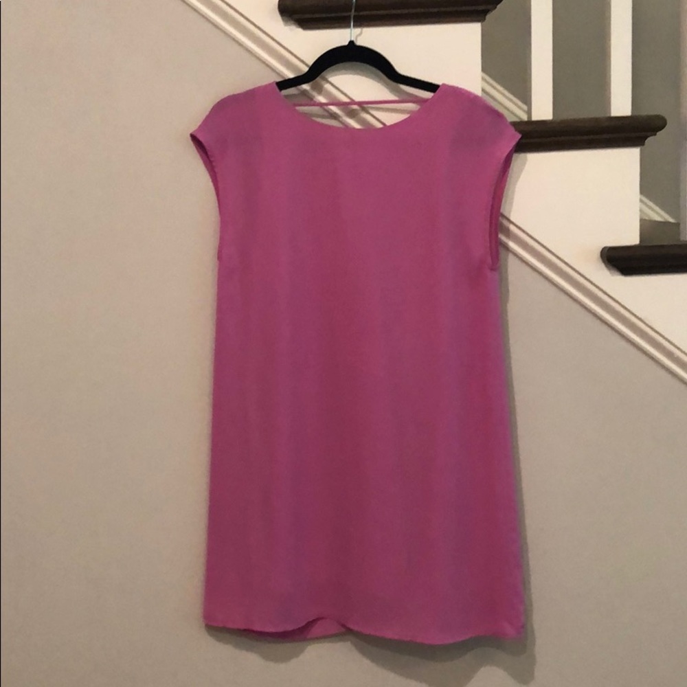 Purple/fuscia shift dress